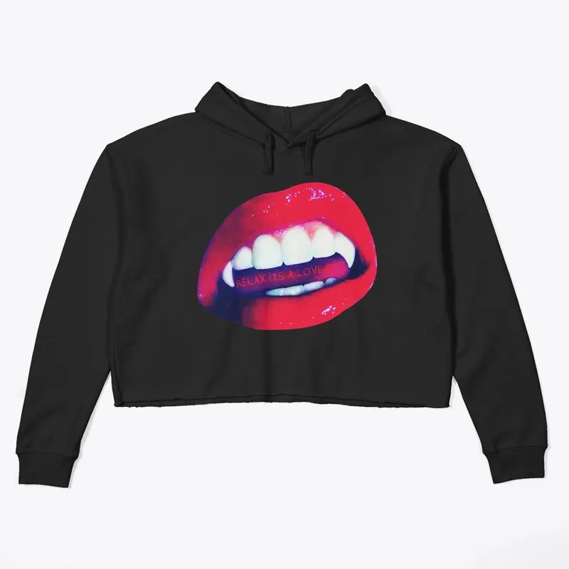 Love Bite Crop Hoodie