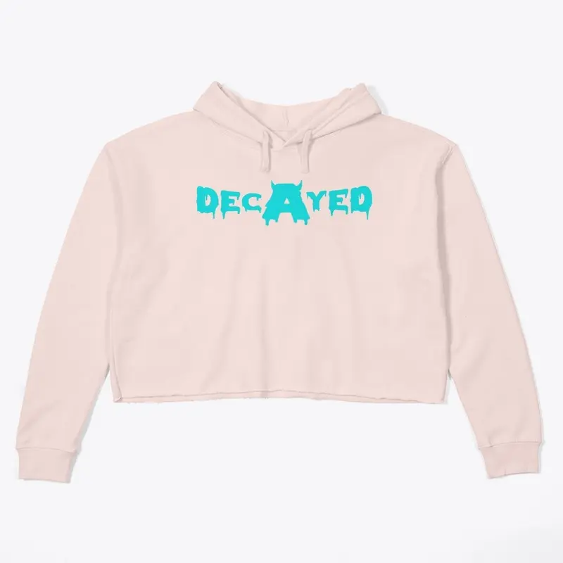 DECAYED Cotton Candy Crop Hoodie