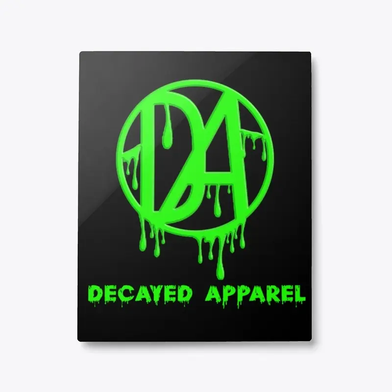 DECAYED Apparel Drip Metal Print 