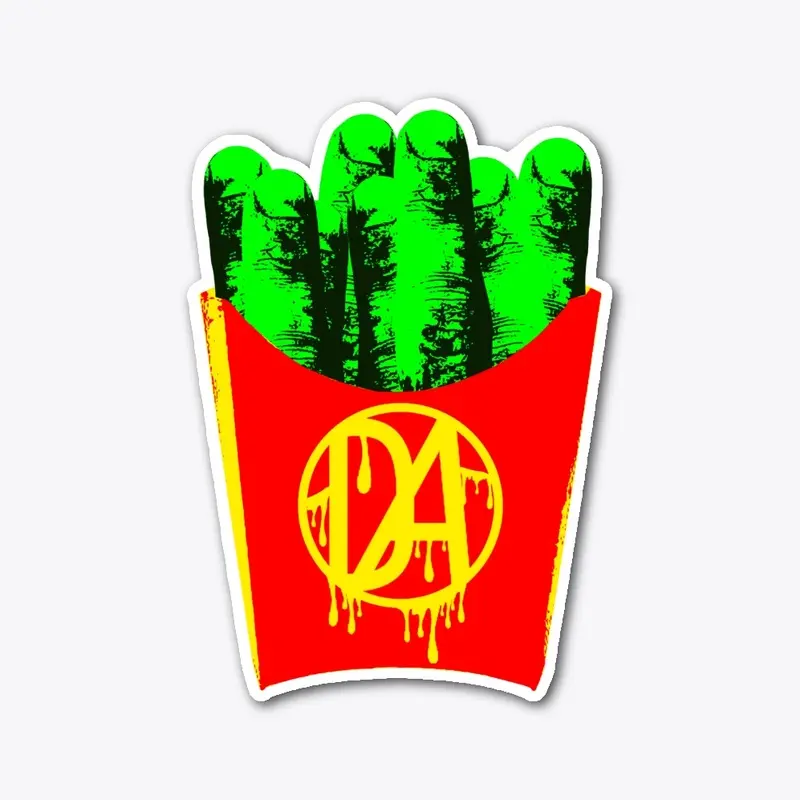 French Fingers Sticker